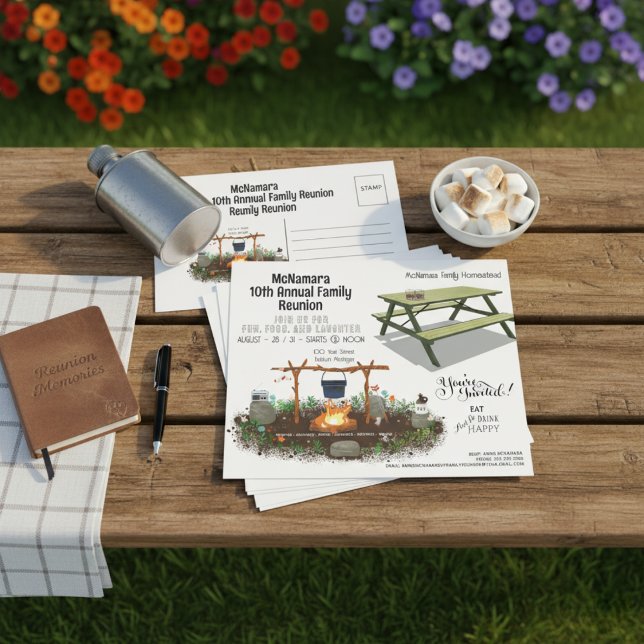  Budget Friendly Family Reunion Invitation Flyer (Budget Friendly Family Reunion Invitation Flyer)