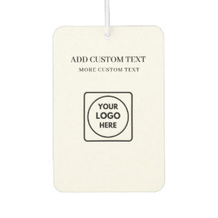 Budget Friendly Logo Style Business Branding Air Freshener