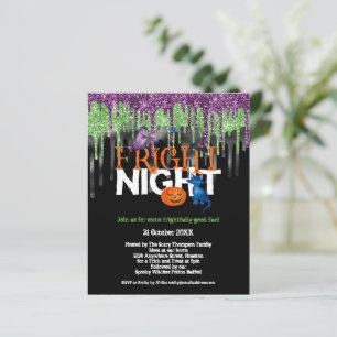 Budget Fright Night Glitter Drip Halloween Party