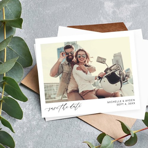 Budget Fun Mod Instant Photo Save the Date