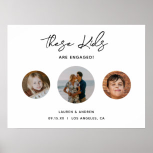 Budget Funny Photo Engagement Party Welcome Sign