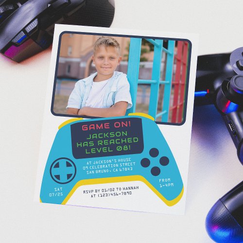 Budget Game On Video Game Photo Boy Birthday Party