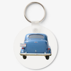 Budget Gift - Vintage Blue Chevy Father's Day Keychain