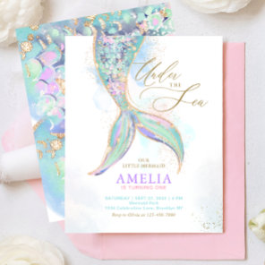 BUDGET Glitter Mermaid Tail Under the Sea Birthday