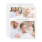 Budget Gold Cross Greenery Photo Baptism Thank You