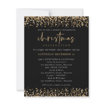 Budget Gold Glitter Christmas Progressive Party