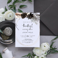 BUDGET Gothic Boho Wedding Invitation
