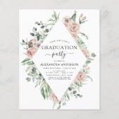 Budget Graduation 2023 Dusty Pink Floral (Front)