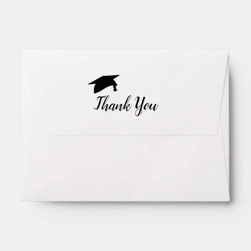 Budget Graduation Thank You Envelope