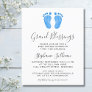 Budget Grand Blessings Boy Baby Shower Invitation