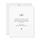 Budget Green Script 4 Photo Collage Christmas Card