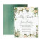 Budget Greenery Floral Baby Shower Invitations