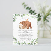 Budget Greenery Forest Animals Baby Shower By Mail (Standing Front)