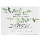 Budget Greenery Leaf Modern Wedding Ampersand