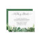 Budget Greenery Tropical Palm Wedding Details Card