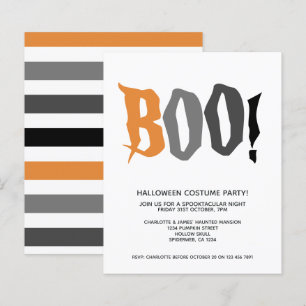 BUDGET Halloween Boo Personalized Spooktacular