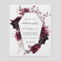Budget Halloween Party Invitation Flyer