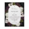 Budget Halloween Purple Floral & Skull Wedding