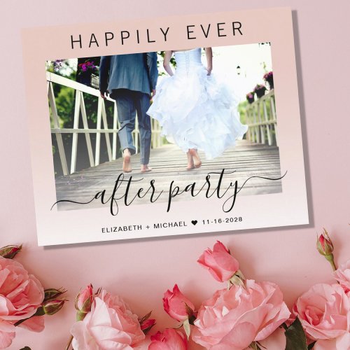 Budget Happily Ever After Blush Wedding Reception
