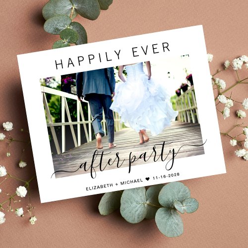 Budget Happily Ever After Party Photo Wedding