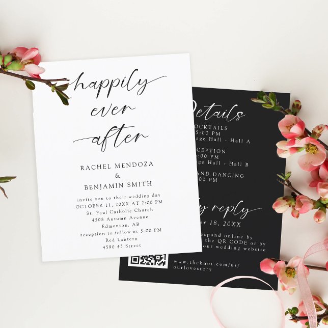 Budget Happily Ever After Wedding 2-Sided Details (Creator Uploaded)