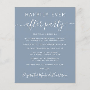 Budget Happily Ever After Wedding Invitation