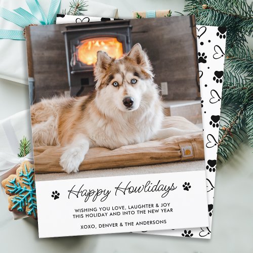 Budget Happy Holidays From The Dog Pet Photo Card