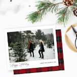 Budget Happy Holidays Instant Photo Flyer<br><div class="desc">******* MATTE PAPER IS THIN. UPGRADE FOR A THICKER PAPER. NO ENVELOPES INCLUDED. FOR CARD STOCK, THICKER CARDS, CHECK OUT THE LINK BELOW. CARD STOCK, THICKER CARDS HAVE AN OPTION FOR ENVELOPES OR INCLUDES THEM******** Save money on cards with a paper flyer. Warm your family and friends' holidays with your...</div>