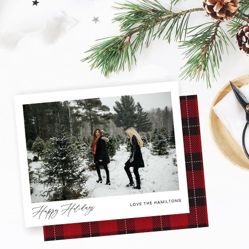 Budget Happy Holidays Instant Photo Flyer