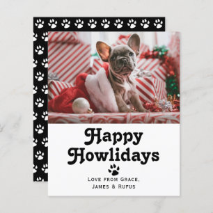 BUDGET Happy Howlidays Pet Dog Christmas Holiday