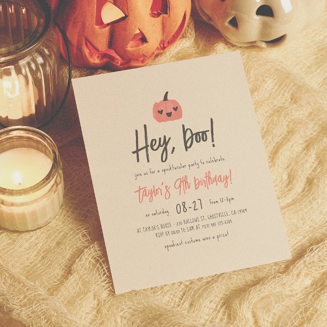 Budget Hey Boo Halloween Boho Birthday Party (Creator Uploaded)
