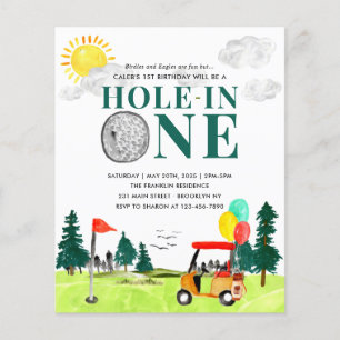 Budget Hole In One Golf First Birthday Par-Tee