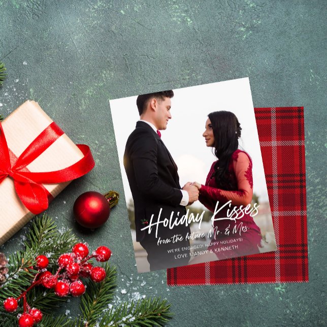 Budget Holiday Kiss Future Mr. & Mrs Photo Engaged (Creator Uploaded)