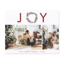 Budget Holiday Photo Card | Modern Christmas Flyer