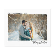 Budget Holiday Photo Card | Modern Christmas Flyer