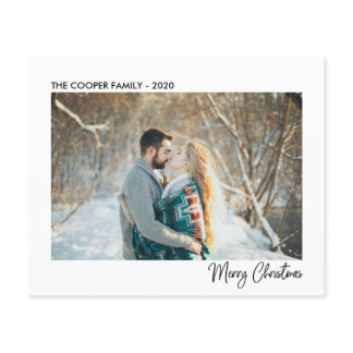 Budget Holiday Photo Card | Modern Christmas Flyer