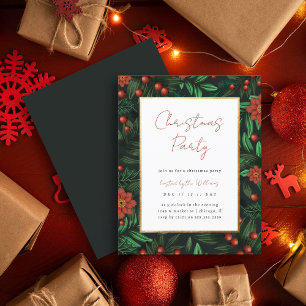 Budget Holly Berries Foliage Christmas Party