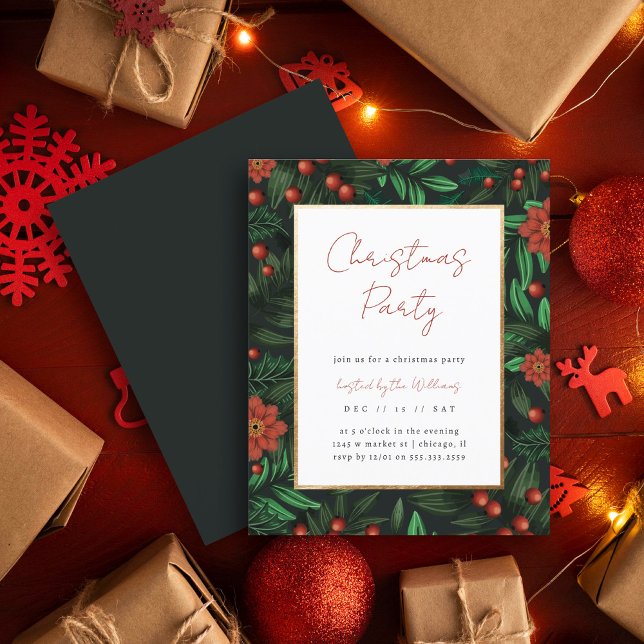 Budget Holly Berries Foliage Christmas Party (Creator Uploaded)