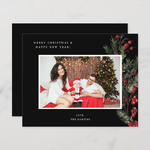 Budget Holly Berry H Photo Holiday or Christmas B