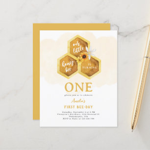 Budget Honeycomb Sunflower Bee First Birthday