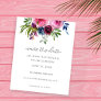 Budget Hot Pink & Navy Blue Save the Date Flyer