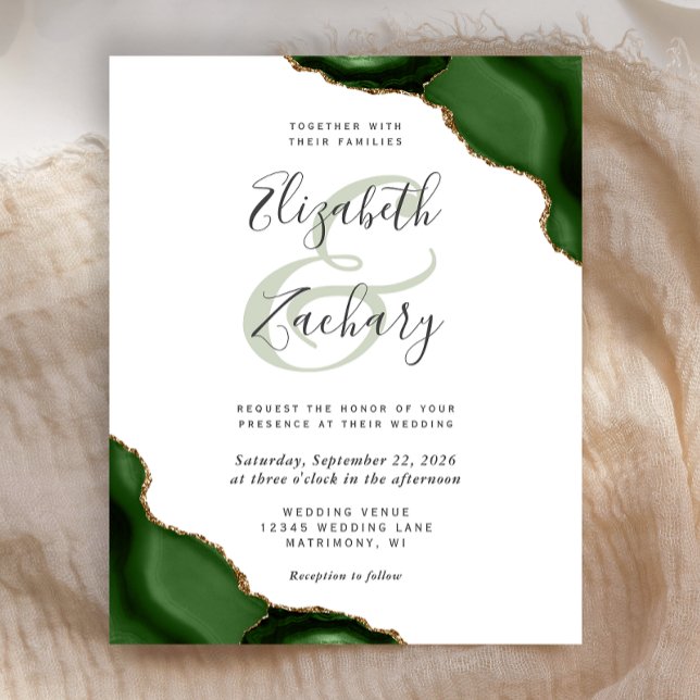 Budget Hunter Green Agate Corners Wedding (Creator Uploaded)