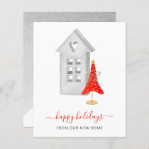 Budget Hygge New Home Weve Moved Holiday Card