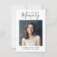 Budget In Loving Memory Photo Funeral Memorial