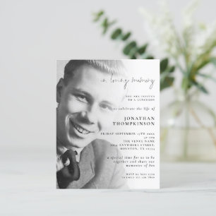 Budget In Loving Memory Photo Luncheon Invite
