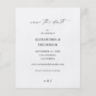 Budget Instant Photo White Chic Save the Date