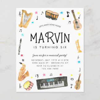 Budget Instrument Musical Notes Music Birthday