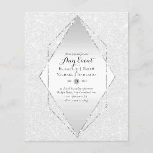 BUDGET INVITATIONS _ ANY EVENT _ Double Sided Flyer