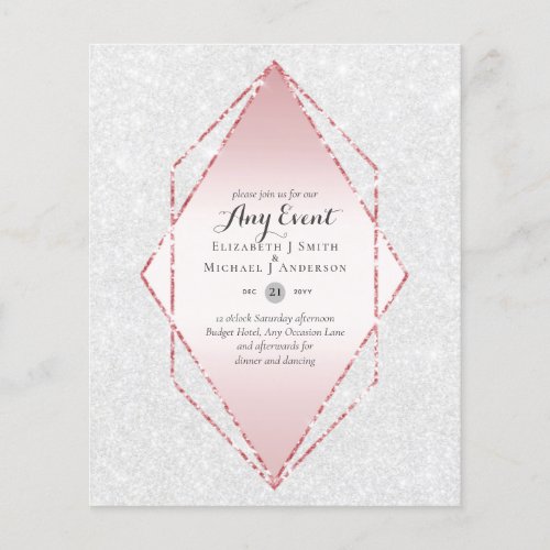 BUDGET INVITATIONS _ ANY EVENT _ Double Sided Flyer