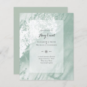 BUDGET INVITATIONS - ANY EVENT - SAGE Abstract